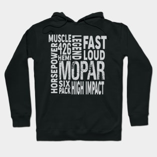 Muscle Hemi Mopar Fast Loud Hoodie